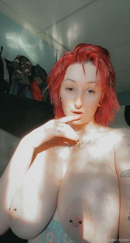 would you fuck my huge tits? 🤤
