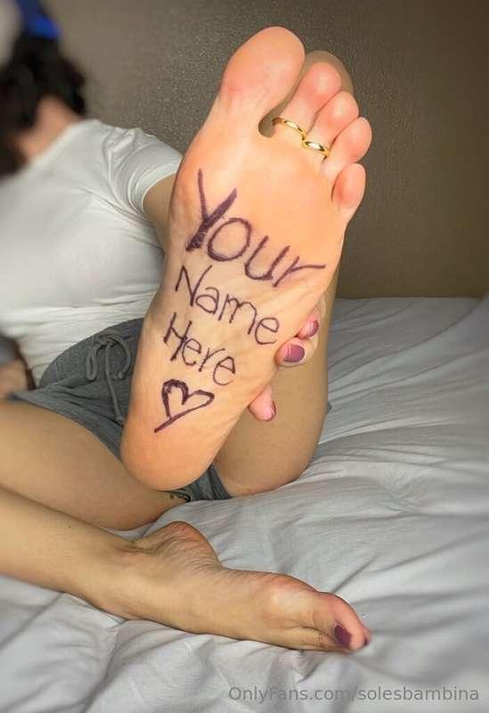 Want to see your name written here or something dirty? My dm..