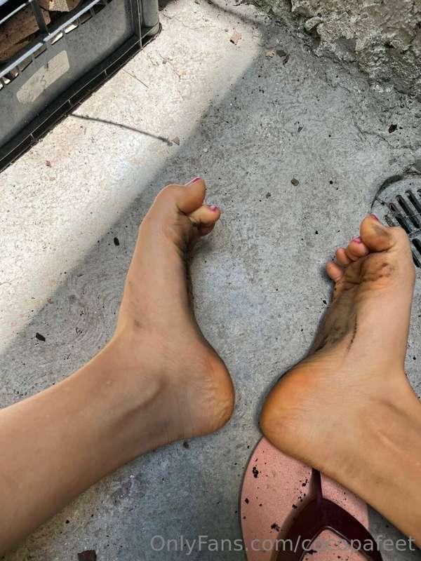 Set de pies sucios para quienes les gusta🙈