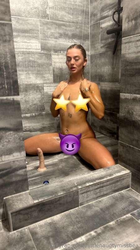 Have you ever seen me fuck myself with my dildo in the showe..