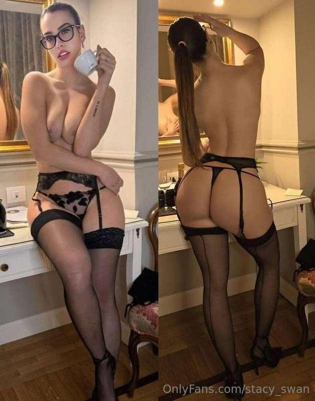 My bff @bella_nera is feeling extra slutty tonight! 😛😛 add n..