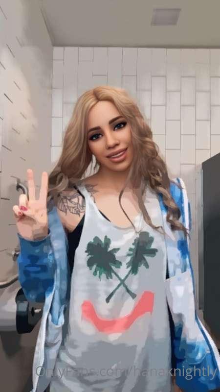 In between classes taking 🥵 pics in the bathroom and playing..