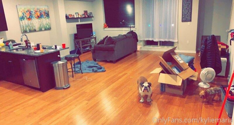 New apartment looking cute so far. Almost done setting up ev..