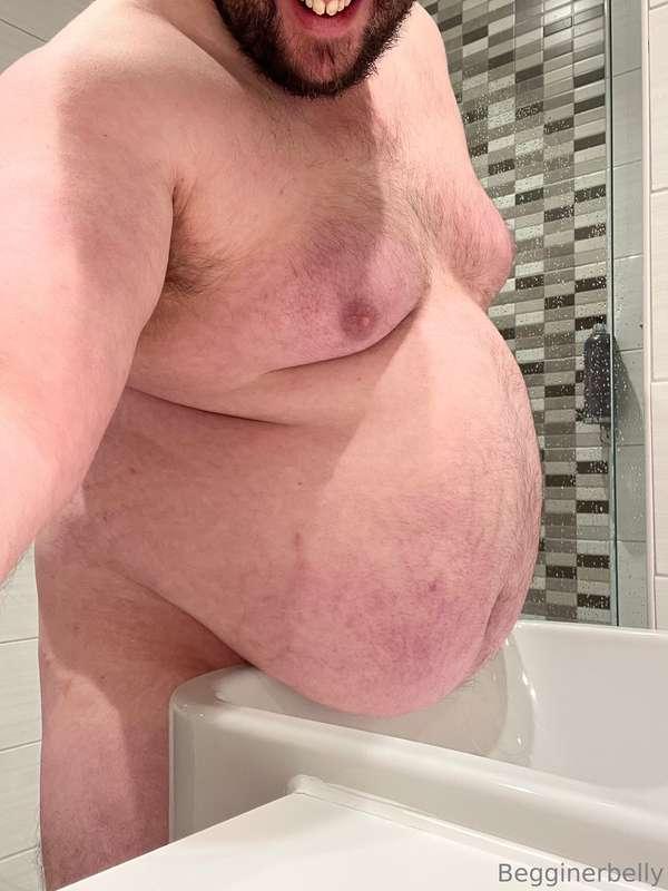 Really love how my belly looks here! Can’t wait for the day ..