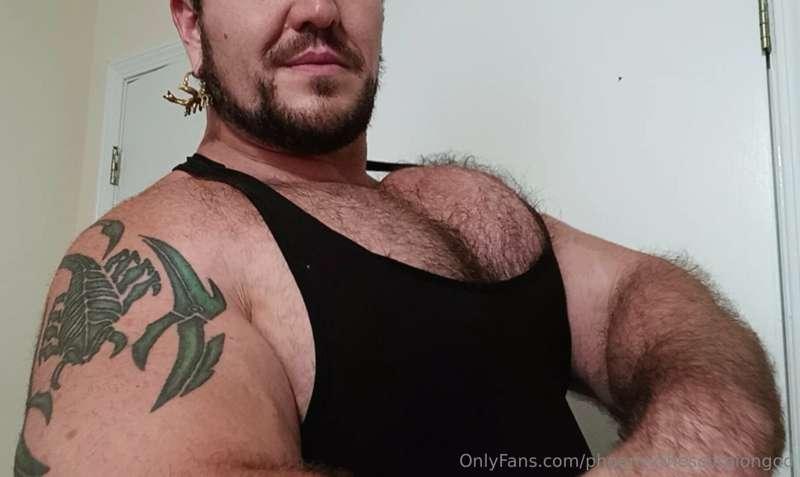 Chest pump inflation - my pecs swell up like big hairy ballo..