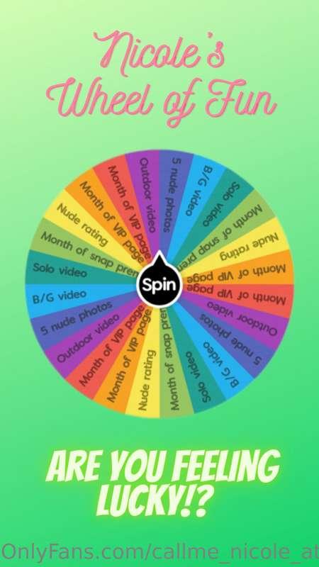Would you like a spin baby!? Every spin is a winner 🤩

🍀$8 O..