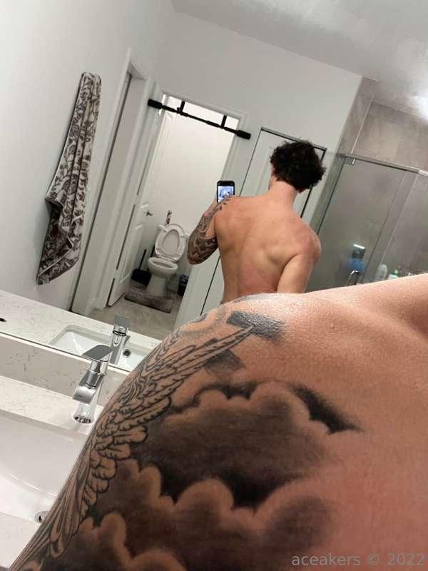 post shower ;)