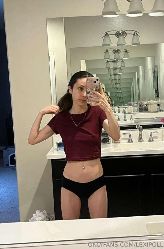 Pretty much am always half naked or naked around my house 😝