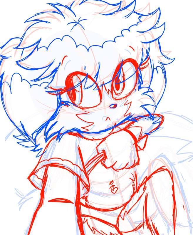 Unfinished drawings of me~