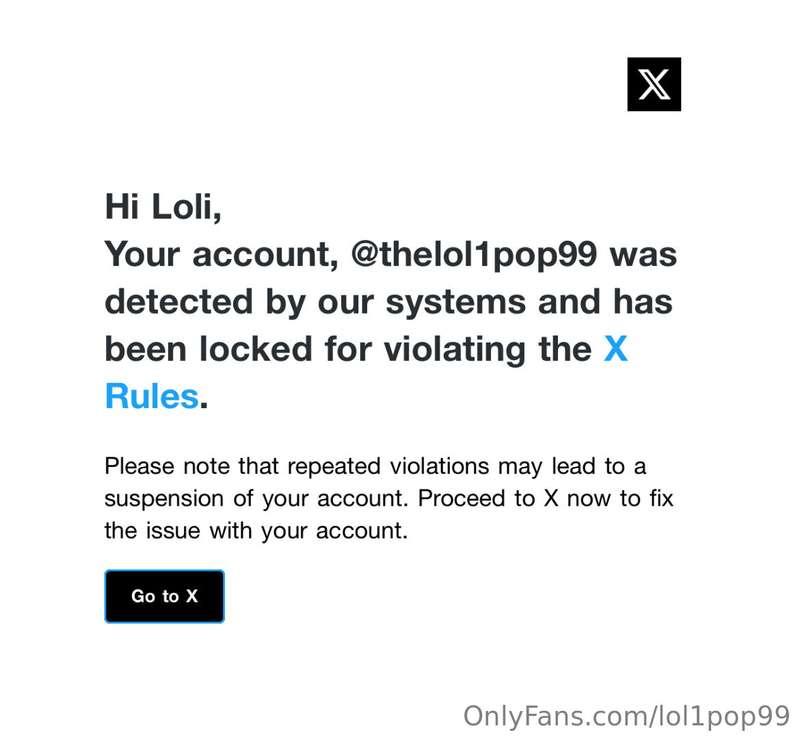 I just created a new account on X and two minutes later they..