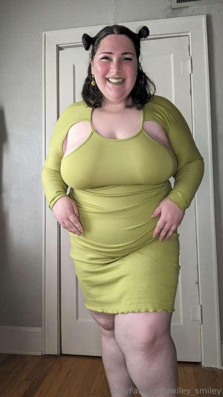 Last minute costume for a Shrek-themed Halloween party. I'll..