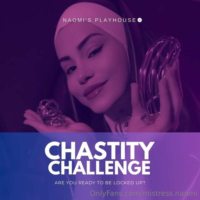 Let your Mistress lock that pathetic loser cock and join my ..