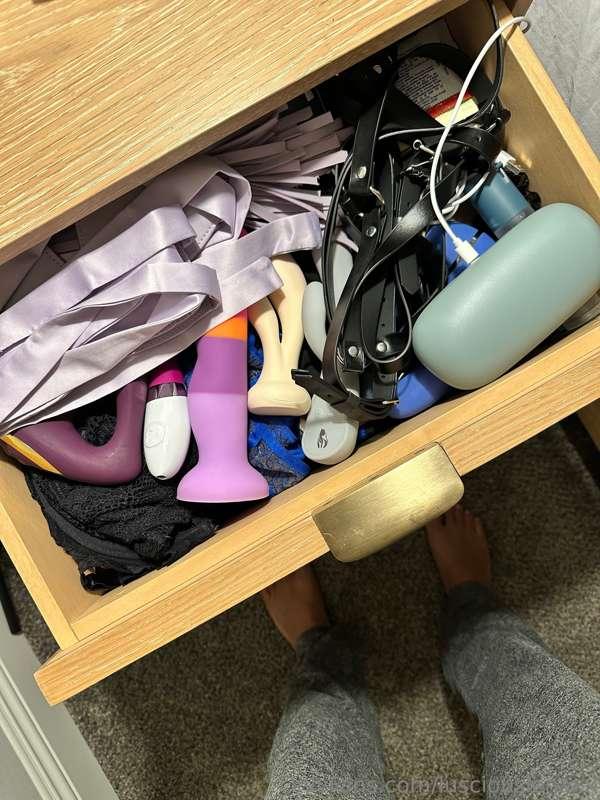 cleaned my drawer instead of my house today 🥲