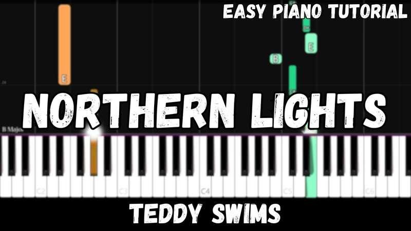 Easy MIDI - Teddy Swims - Northern Lights (Atlantic Notes Arrangement + Tempo + Colors + Key)