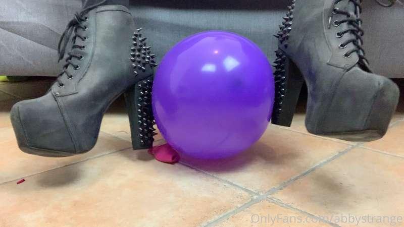 Want to see me pop balloons with my spiked heels? I'll send ..