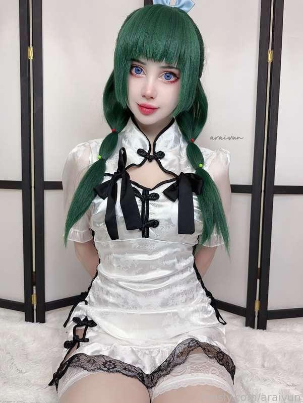 Do you like Maomao?🥺

#Maomao #ApothecaryDiaries #babyface #cipao #greenhair #cosplay #cosplaygirl #stockings #lace #tsundere #bigboobs #gamergirl #geeky #geekgirl #egirl