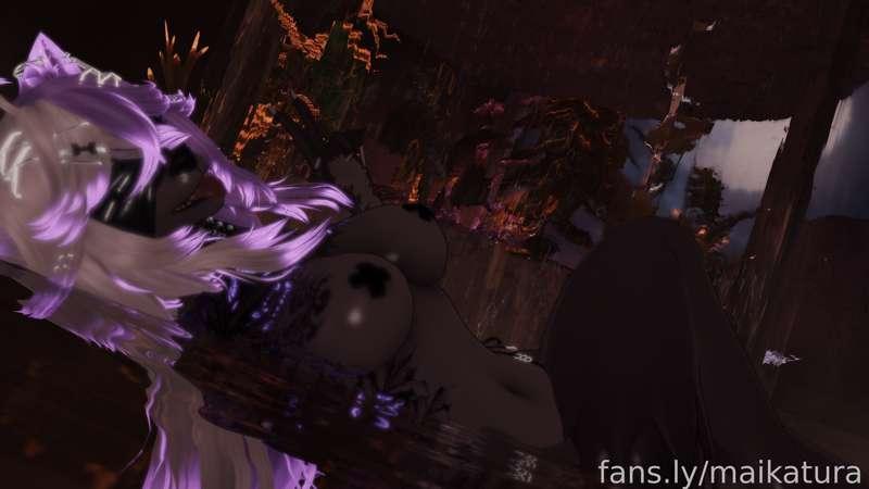 Happy Valentines Day! ❤️

The water’s wet, but with you here, I might just out-wet it~


「 #VRChat #EcchiVRC #SpicyVRC #blindfold #nude
     #naked #lewdtuber #furry #bigboobs #pasties  」
