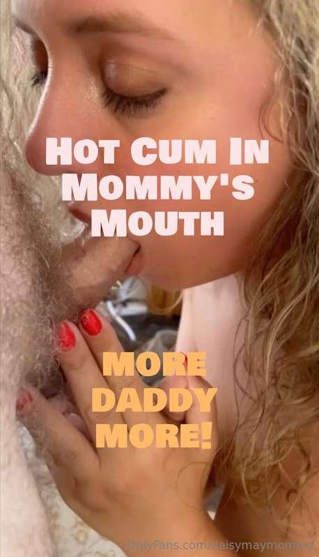 Does daddy like it when I swallow all his cum? I love it, bu..