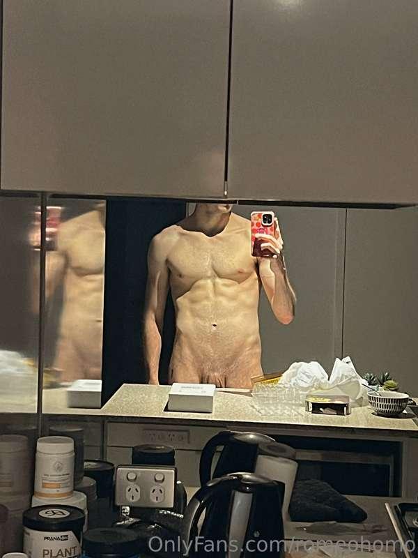 My neighbours always see me cleaning my kitchen naked
