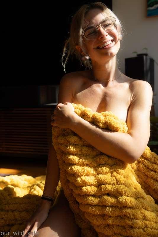 I wish you could feel how soft this blanket is 💛Do you have ..