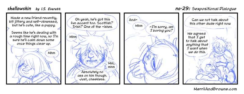 shallowskin Strip # 29 - Sketch (Mature)