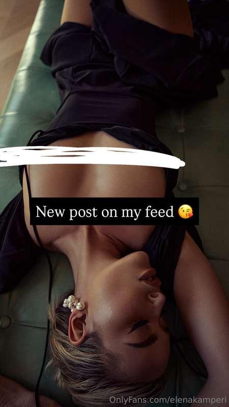 🛑 STOP 🛑 free the nipples @elenakamperivip 😘 only 5$ rn and ..