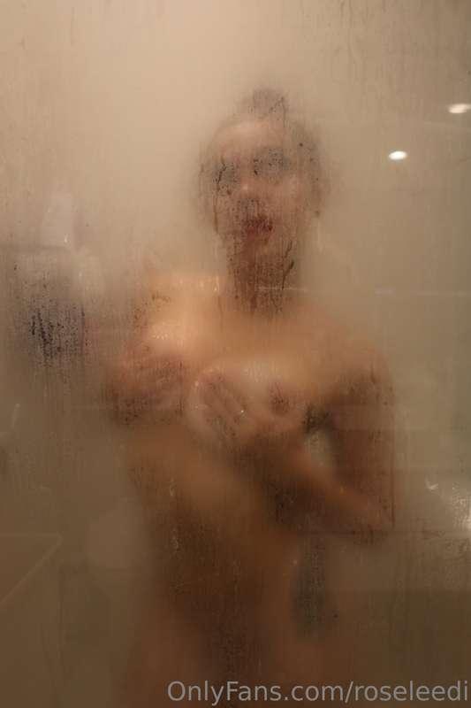 i was about to take a shower since i got really sweaty today..