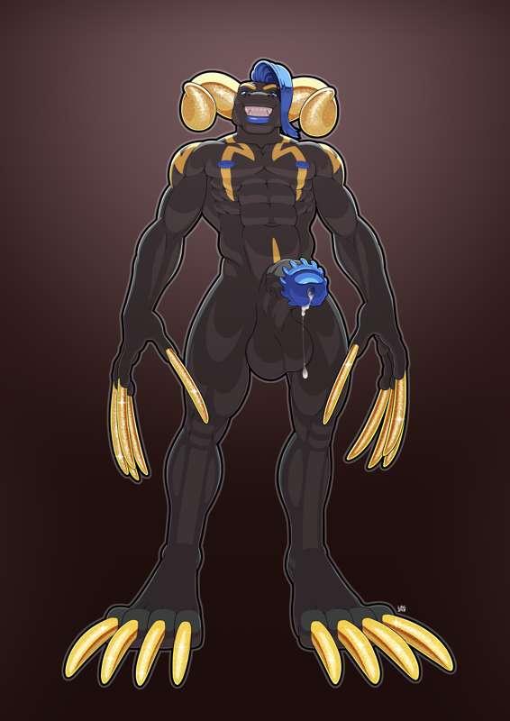 Golden Glitter Demon (Hi-Res)