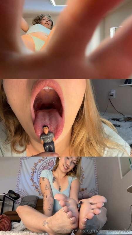 NEW 12 min giantess video!!! Sending out rn!!!OMG! Babe! You..