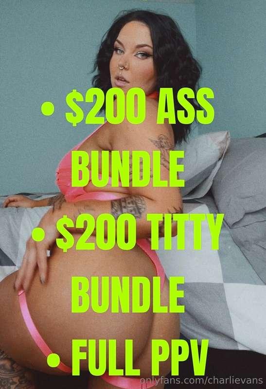 **TIP $10 AND I’LL SEND YOU A $200 ASS BUNDLE, & A $200 TITT..