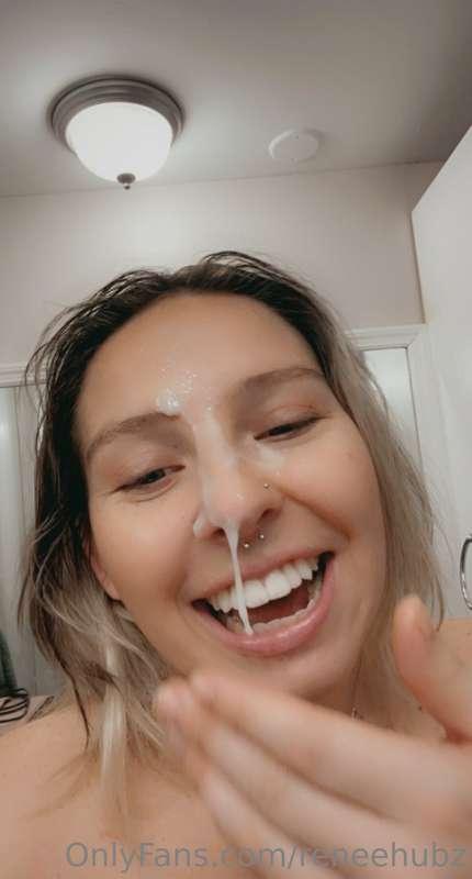 Got condensed milk in my face! 😋😛