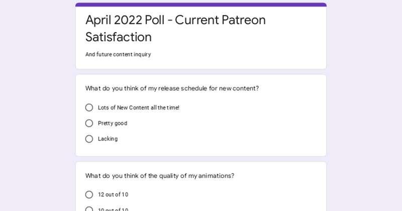 Poll time!