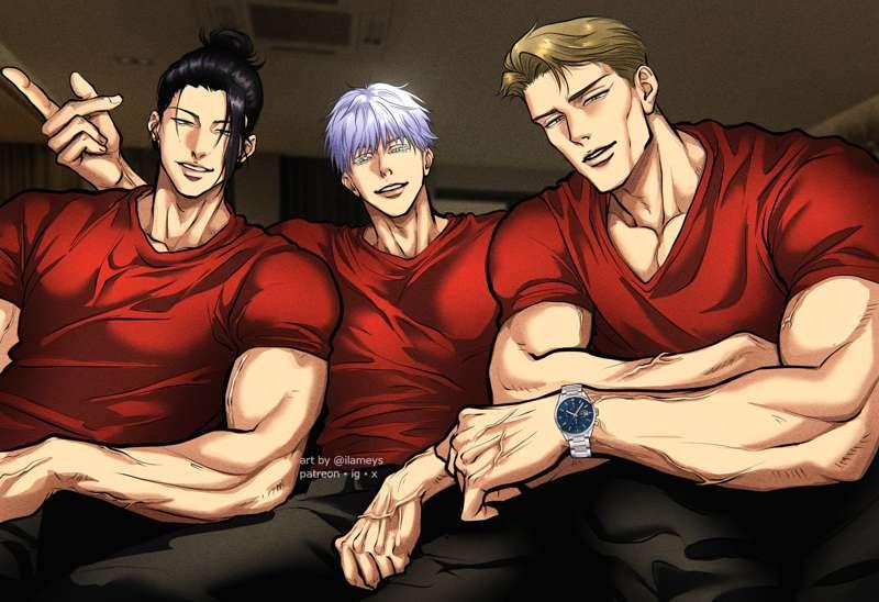 Holidays piece - Geto ,Gojo and Nanami