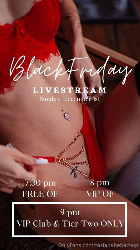 BLACK FRIDAY LIVESTREAMI haven't gone live in forever and I ..