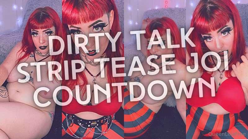 Dirty Talk, Strip Tease, JOI Countdown. A bundle of fun thin..