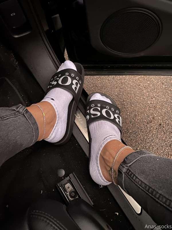 I know you love when my white Nike socks get dirty who’s mou..