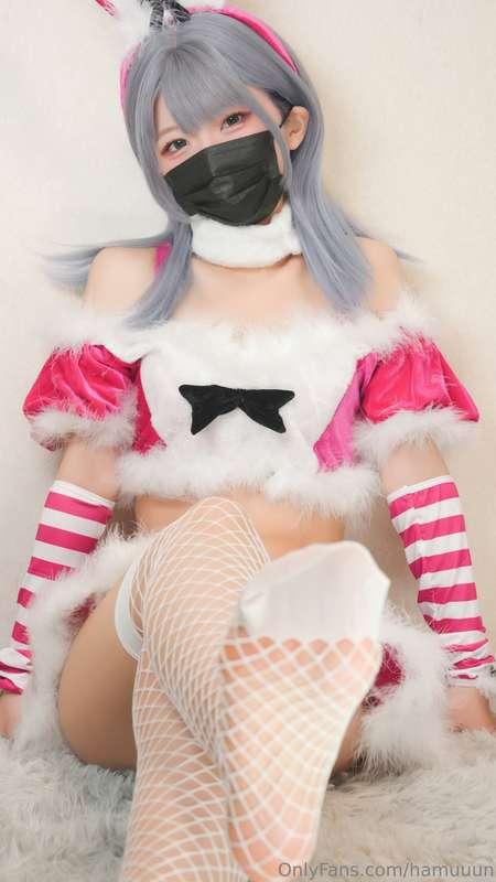 Finger masturbation💕Bunny girl cosplay💖about 9min