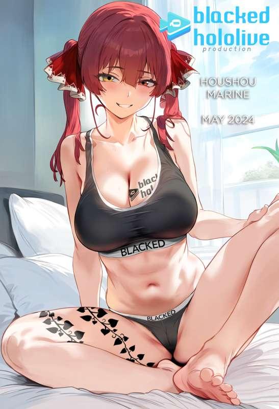 Blacked X Hololive: Houshou Marine