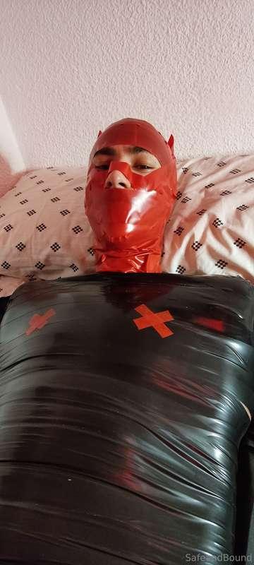 This horny little devil got trapped...