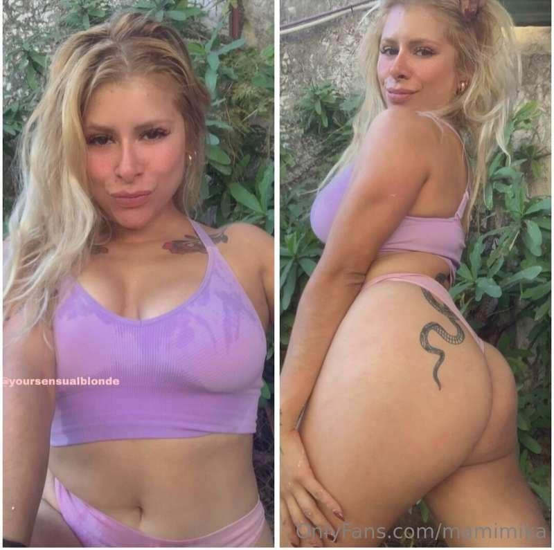 🍑# @yoursensualblonde 
My blonde friend, she has innoc3nt bu..