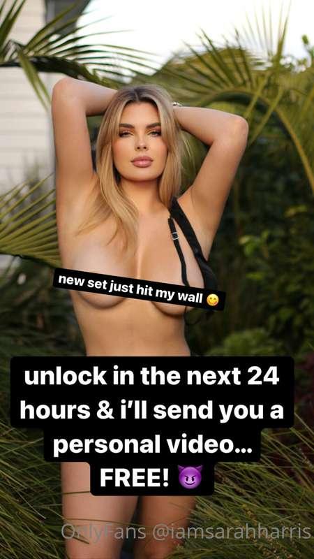 titty tuesday is going OFF. Unlock for a cheeky vid from me ..