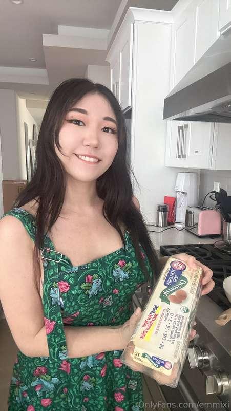 Wanna watch me cook some eggs or should I surprise you with ..