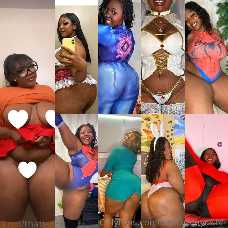 Just sent out a new cosplay bundle bbw in different forms 👅💦..
