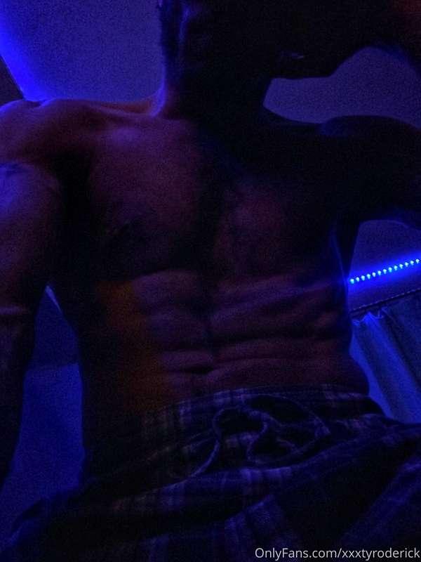 Loving the mood lighting in our place!
