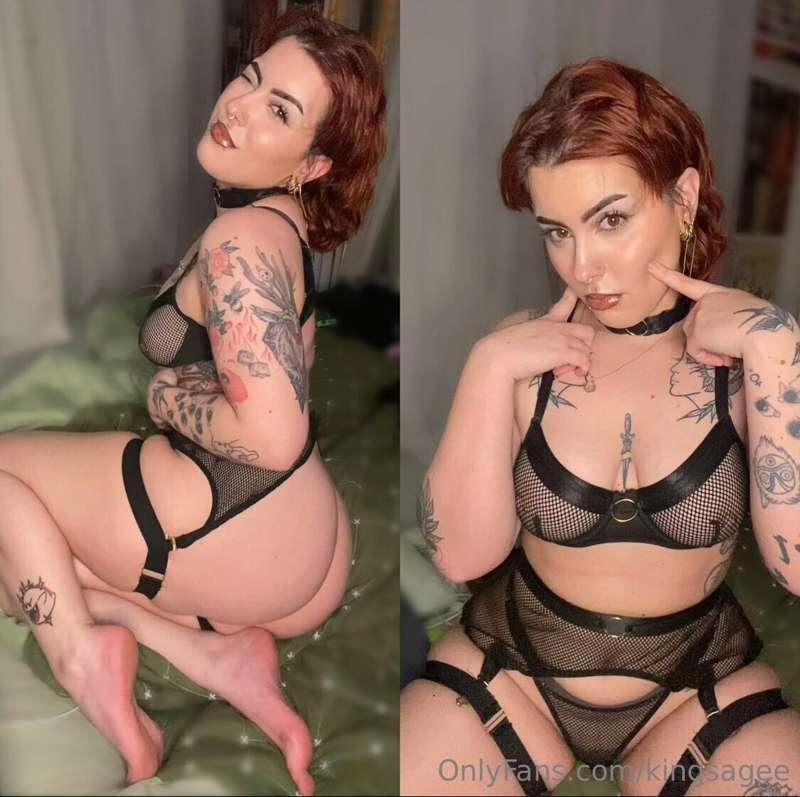 From a while ago, I miss this hair color and my lingerie at ..