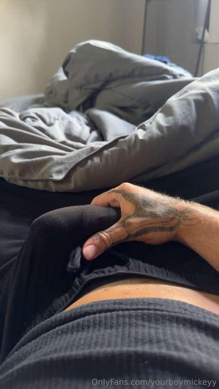Fuck I have some morning wood you think you can help me with..