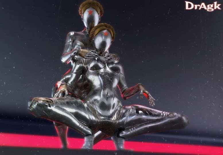 Twin Robot Mommies