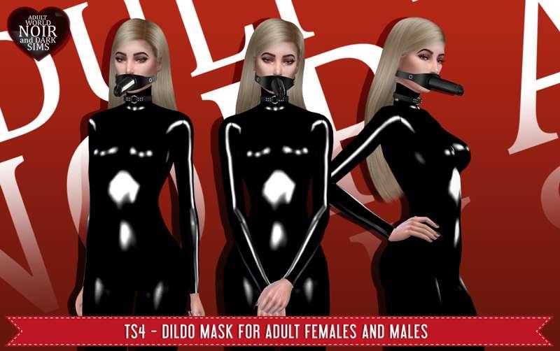 TS4 - Dildo Mask Accessory 