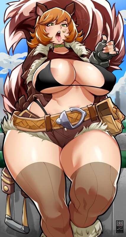 Squirrel girl for you ^^ It's rare that I finish an art before midnight ^^