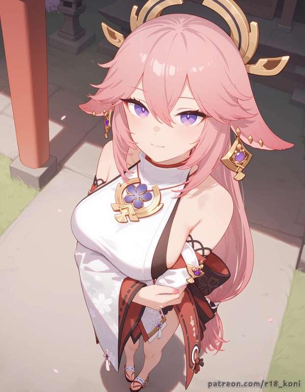 [R-18] Yae Miko - Genshin Impact